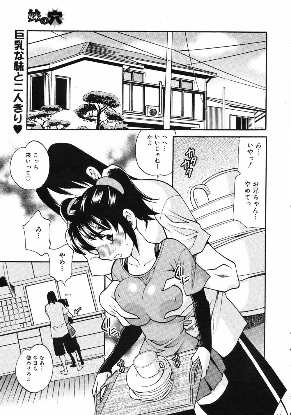 【エロ漫画】ニートな兄に毎日のように体を求められ、今日も穴を使わせろとせまってきた兄にやりたい放題されてしまうが兄のチンポに逆らえない巨乳妹www