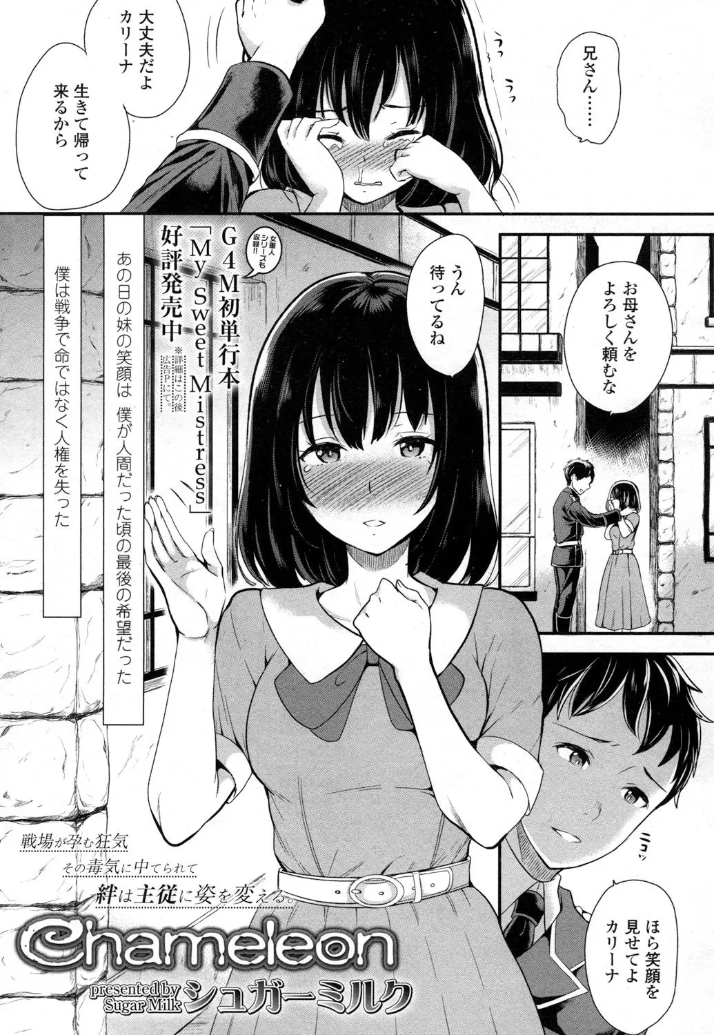 【エロ漫画】戦争に出かけたお兄さんが負傷して性処理に使われるだけの存在に調教される！妹と再会してアナルにペニバンのチンポをバックでハメられるｗｗｗ